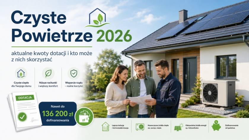 Czyste Powietrze 2026 dotacje