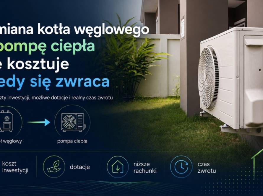 Wymiana kotła węglowego na pompę ciepła